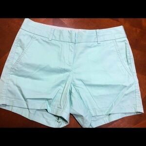 NWT Seafoam Green J. Crew Factory Chino Shorts